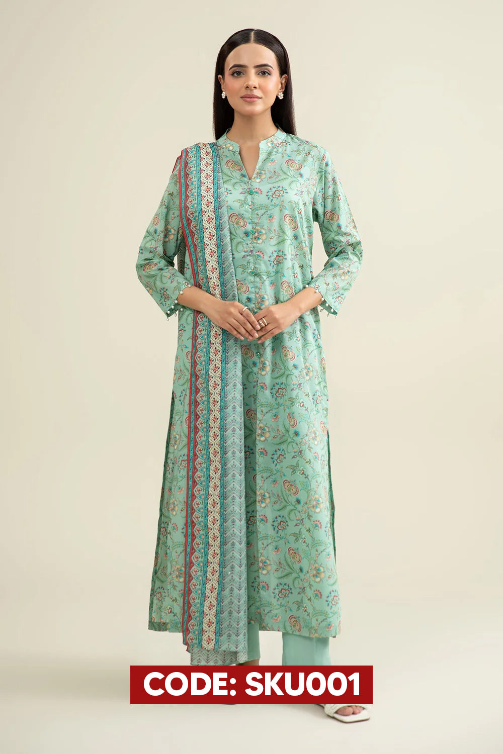 BUY ANY 2 STITCHED 3 PIECE KHADDAR EMBROIDERY SUITS