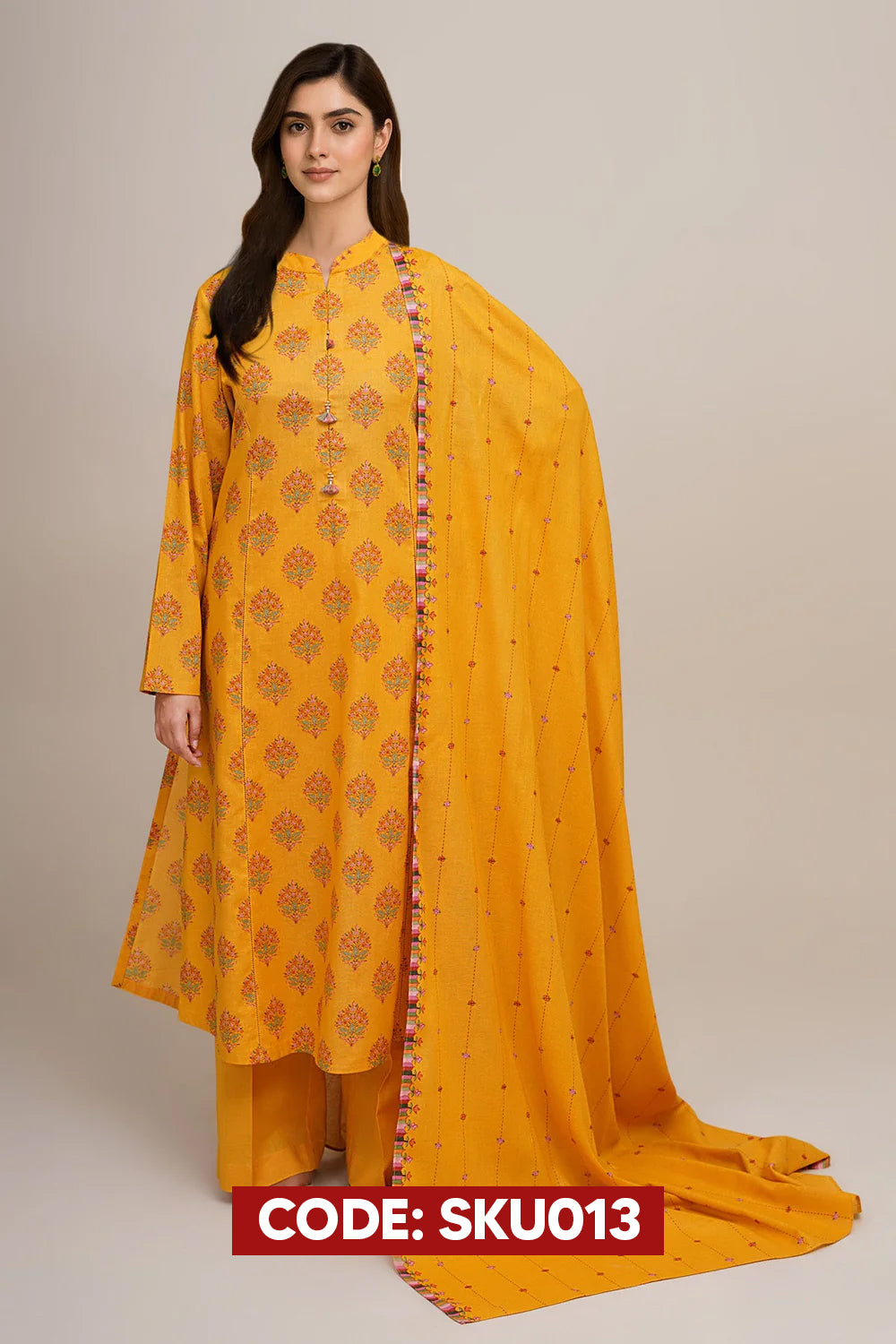 BUY ANY 2 STITCHED 3 PIECE KHADDAR EMBROIDERY SUITS