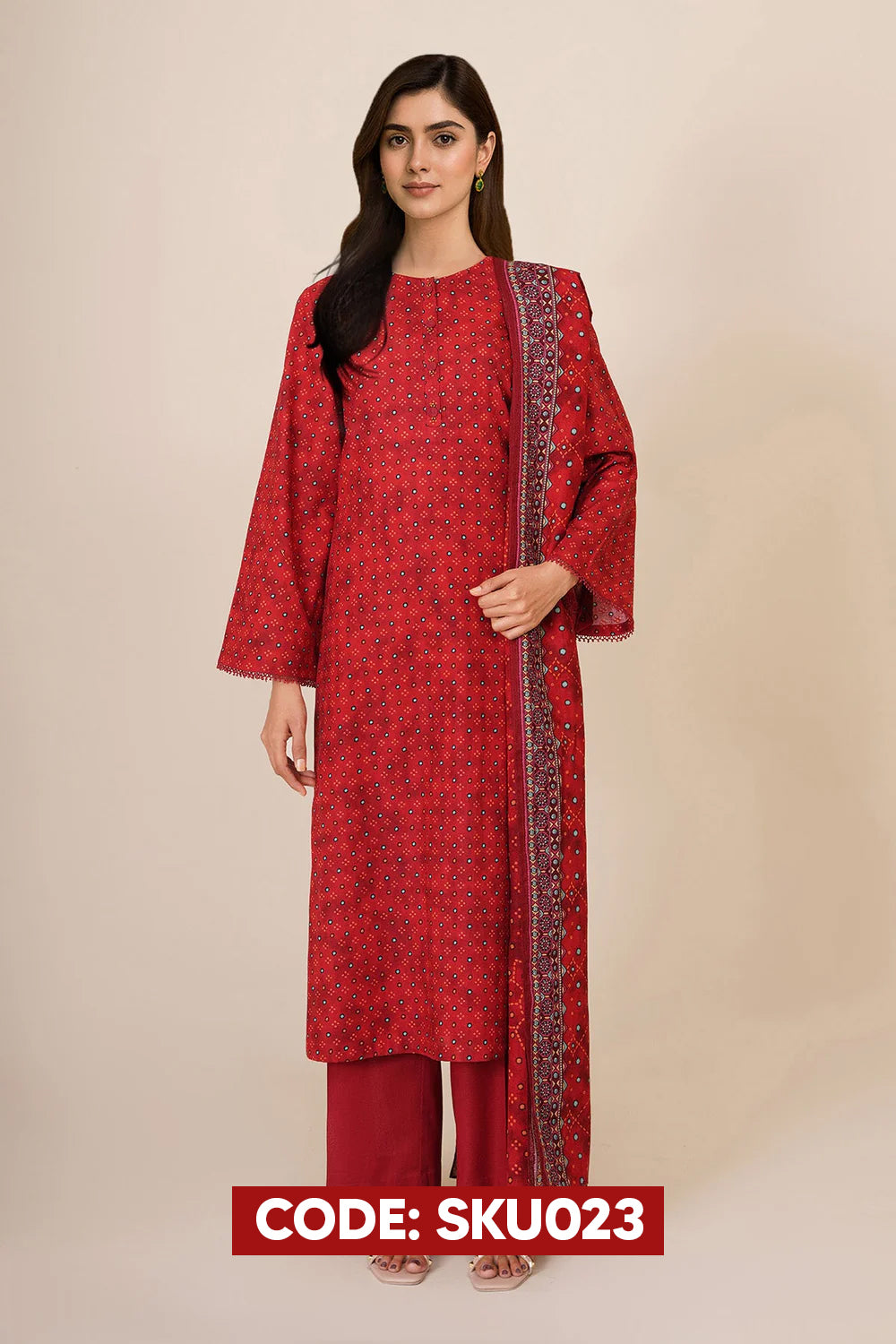 BUY ANY 2 STITCHED 3 PIECE KHADDAR EMBROIDERY SUITS